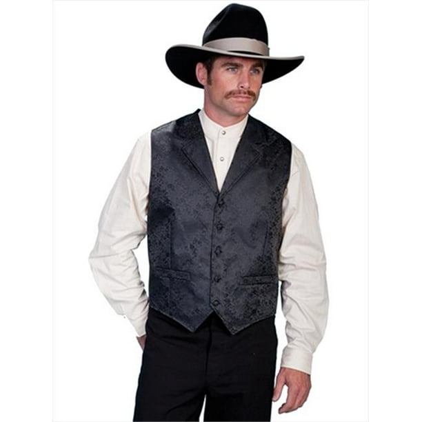 Scully RW145-BLK-XL Rangewear 100% Polyester Veste en Cuir pour Hommes - Noir- XL