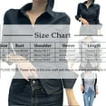 thumbnail image 3 of Yigetop Tight Button Up Shirts for Women, A Comfortable Feminine Long Sleeved Shirt with A Turned Up Collar That Shows off The Figure Fitted Blouse Black L, 3 of 4