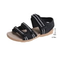thumbnail image 2 of Xucatan Women's Sporty Adjustable Strap Sandals, Breathable Open Toe Flat Slides with Hook and Loop Closure, Three Strap Casual Beach Shoes, Versatile Summer Outdoor Footwear Gift, 2 of 9