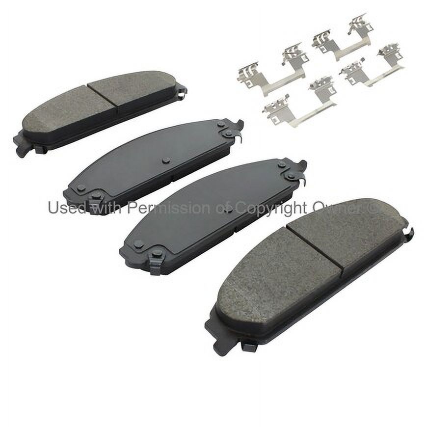 Mpa Electrical 1003-1058C Quality Built Disc Brake Pad Set Black Series,