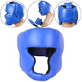 thumbnail image 1 of Casco de boxeo perfecl cuero PU suave para Sparring boxeo tailandia Thai entrenamiento Kickboxing 58 a 66CM, 1 of 8