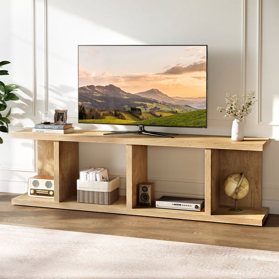 Tribesigns TV Stand for TVs up to 80 Inch, 70.8-Inch TV Console with Storage for Living Room