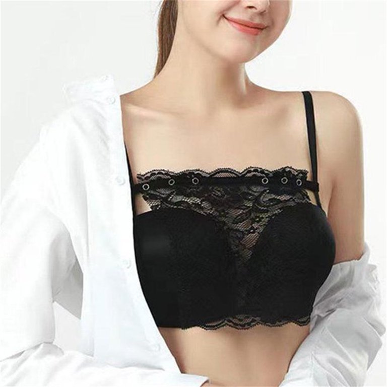  Lace Privacy Invisible Bra Overlay Modesty Panel, Cleavage  Cover Anti Peep, Cleavage Control Panels (Three Colors Lace Styles) :  Clothing, Shoes & Jewelry
