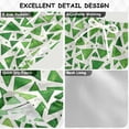thumbnail image 2 of FORMRS Boys Swim Trunks Quick Dry Mesh Liner Boardshorts Sizes XS-XL, Green Dot Triangles Pattern, 2 of 7