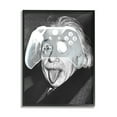 thumbnail image 2 of Stupell Industries Funny Einstein Game Controller Art for Kids Painting Gray Framed Art Print Wall Art, 2 of 5
