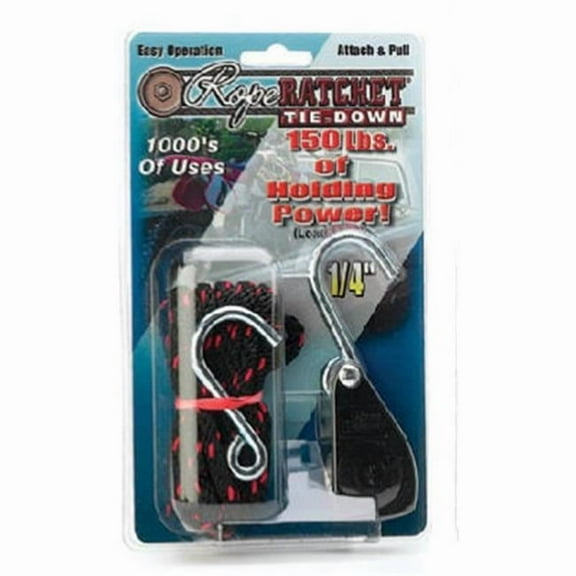 Rope Ratchet Rope Ratchet,Hook,8 ft.L,Polypropylene 10010