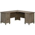 thumbnail image 1 of Pemberly Row L-shaped Contemporary Engineered Wood Computer Desk in Emery Oak, 1 of 19