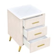 thumbnail image 3 of 3 - Drawer Beige Nightstand / Versatile Home Use / Arranges Your Stuff, 3 of 6