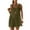 10#Army Green, variant on Women Tennis Dress Sleeveless Workout Mini Dress with Built in Bra and Shorts Cut Out Athletic Outfits