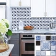 thumbnail image 2 of Waterproof 3D Tile Sticker,10 Sheets 3.94"x3.94"Mosaic Vinyl Backsplash Tiles,Decorative Tile Wallpaper,Self-Adhesive Peel and Stick Subway Tile Stickers Stick on Wall Tiles for Kitchen Bathroom Decor, 2 of 3