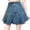 Blue, variant on Jeans Trouser Skirt for Women Summer High Waist, Asymmetrical Culotte Shorts, Fashion Casual Jeans Skirt with Short Trousers, Suitable for Various Occasions
