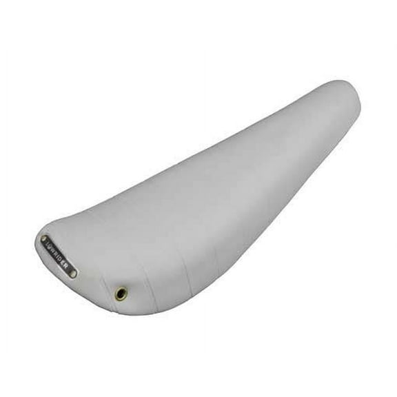 16" Banana Saddle Vinyl White. Bike seat, bicycle seat, Bike part, bicycle part, lowrider bike seat, lowrider bicycle seat