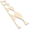 thumbnail image 6 of Ekena Millwork 94"H x 3/8"T Ozark Adjustable Wood Decorative Slat Wall Panel Kit, Birch (contains 8 Slats + 1 Straight Edge Starter Slat), 6 of 16