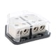 thumbnail image 2 of Bloque de distribución de energía para altavoces, divisor de potencia para vehículos recreativos, barcos y automóviles. Negro, 2 of 9