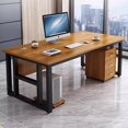 thumbnail image 4 of Computer Drawers Office Desks Writing School Conference Modern Office Desks Floor Conference Scrivania Ufficio Lavoro Furniture My Lux Decor Round, 4 of 30