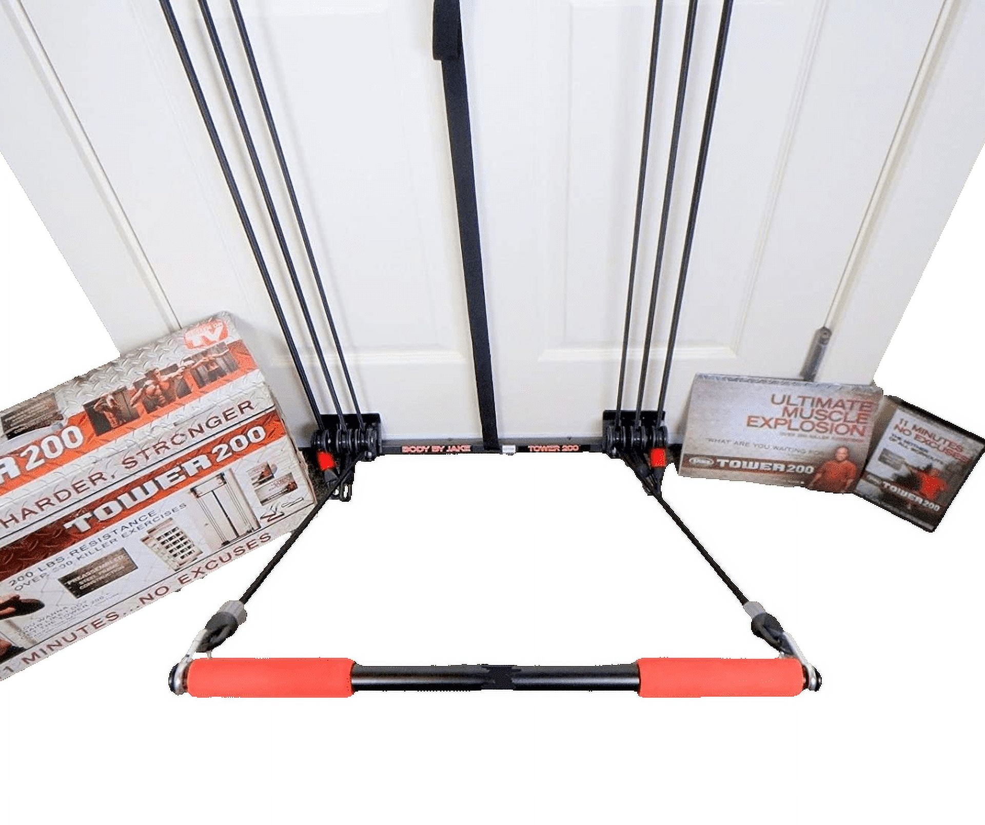 Tower 200 Universal Bar Grip Resistance Band Workout - 18" Gym Training