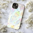 thumbnail image 5 of Kawaii Pastel Jellyfish Phone Case, Cute Starfish Ocean Pattern Cover for iPhone 17 16 15 14 13 12 11 Pro Plus Mini, 5 of 6