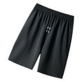 thumbnail image 1 of unbranded Shorts Elásticos Negros Para Con Tela Y Transpirable Ideales Para Deportes, 1 of 8