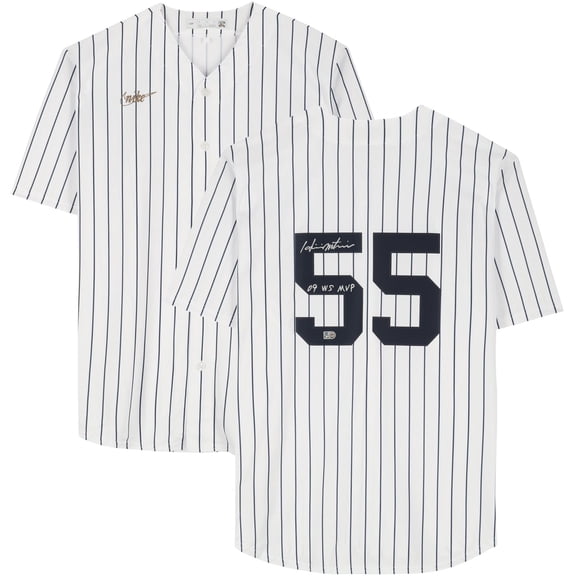 Hideki Matsui New York Yankees Autographed White Cooperstown Collection Pinstripe Replica Jersey with "2009 WS MVP" Inscription - Fanatics Authentic Certified
