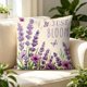 thumbnail image 5 of YiJuHui Summer Decorative Pillow Covers 45x45cm Floral Pattern Soft Breathable Cushion Case for Sofa Bedroom Patio Living Room Decor Home Accents, 5 of 5