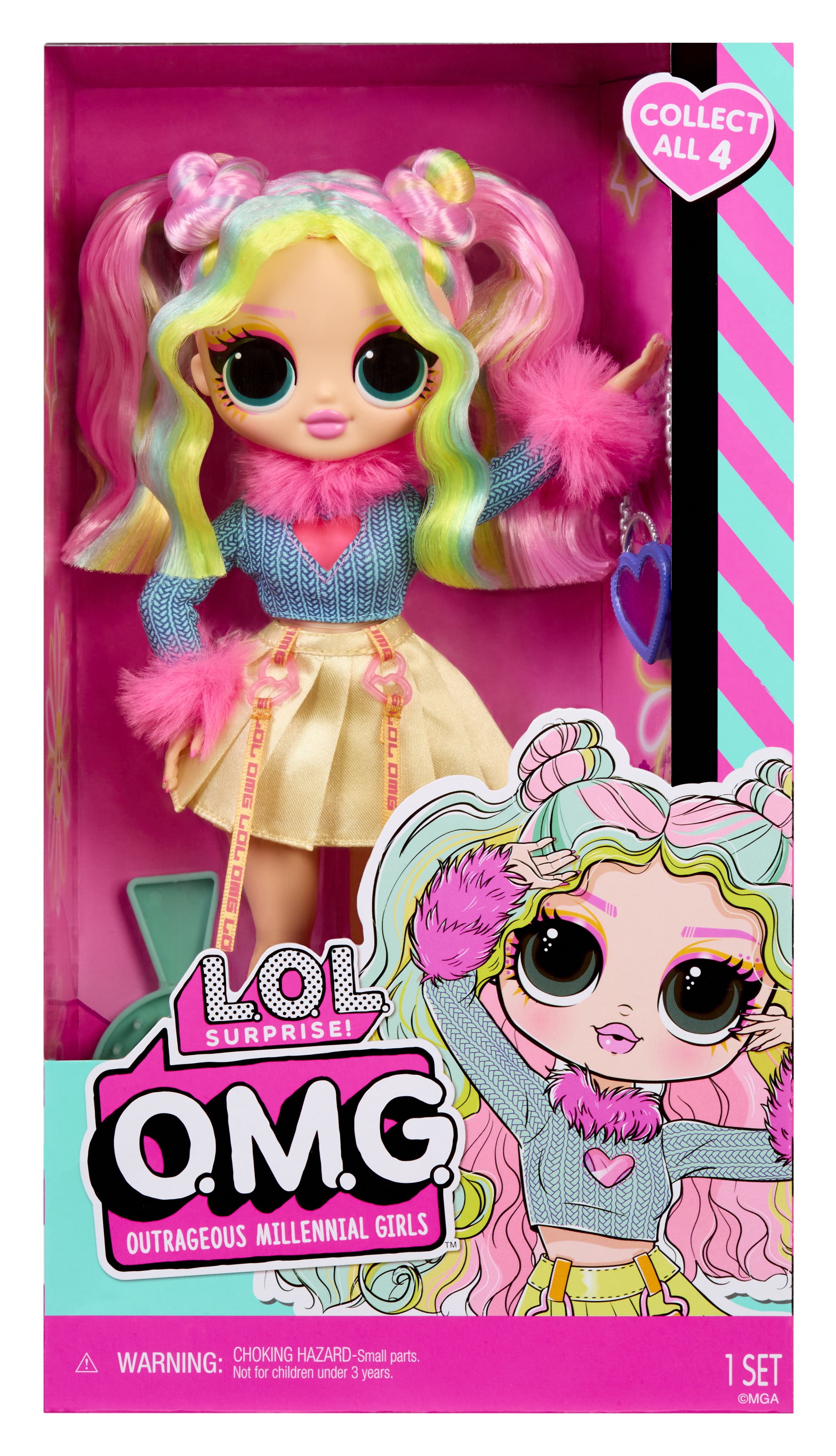 L.O.L. Surprise!, Fashion Doll, Bubblegum D.J., Collectible Toy