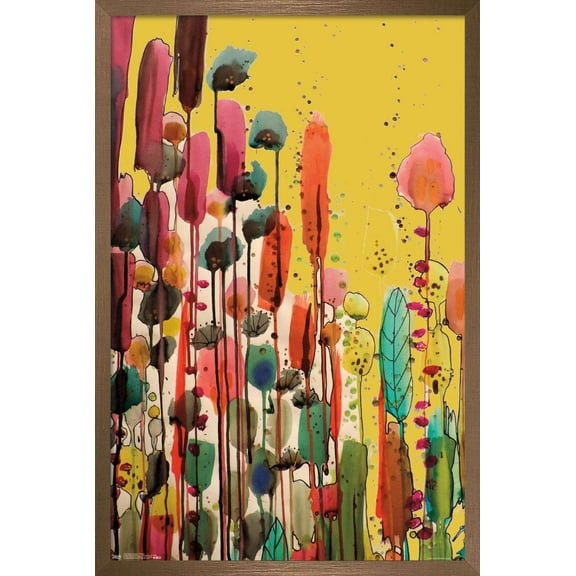 SylVie Demers - Flowers Wall Poster, 22.375" x 34", Framed