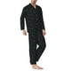 thumbnail image 2 of Balery Constellation Pijama para Hombre de Dos Piezas con Manga Larga, Conjunto de Dormir y Descanso Suave con Bolsillos-XX-Large, 2 of 7