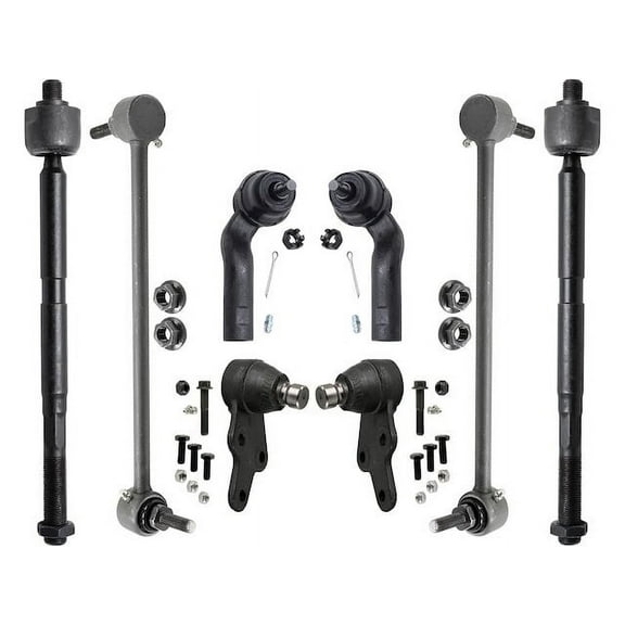 Front Ball Joint Sway Bar Link Tie Rod End Kit - Compatible with 2013 - 2018 Ford Escape 2014 2015 2016 2017