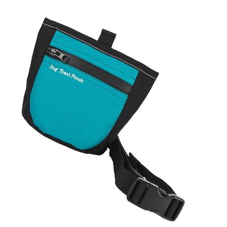 Portable Pet Training Waist Bag Treats Bag For Outdoor Walking Running Use With Zippered Pocket and Adjustable Belt