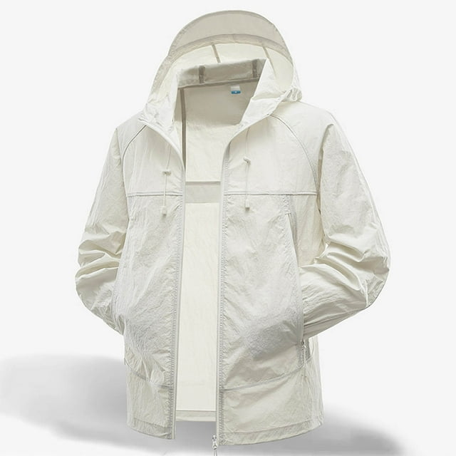 pstuiky mangas largas para hombre, Blusa informal de color liso con capucha y manga larga raglán para hombre, resistente al sol, con cordón ajustable salir tops l