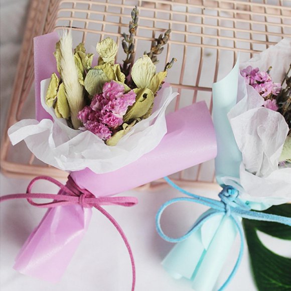 Setaria viridis Bouquet natural dried flower decoration dried flower holiday gift(Purple)