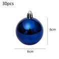thumbnail image 2 of Adornos de bolas de Navidad, 30 piezas de bolas de árbol de decoración navideña inastillables para decoración de fiesta de boda navideña, 2 of 5