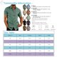 thumbnail image 2 of Men's Spring Summer Casual Solid Color Cotton Loose Lapel Short Sleeve Men's Shirt Men's Tops 3XL, 2 of 4