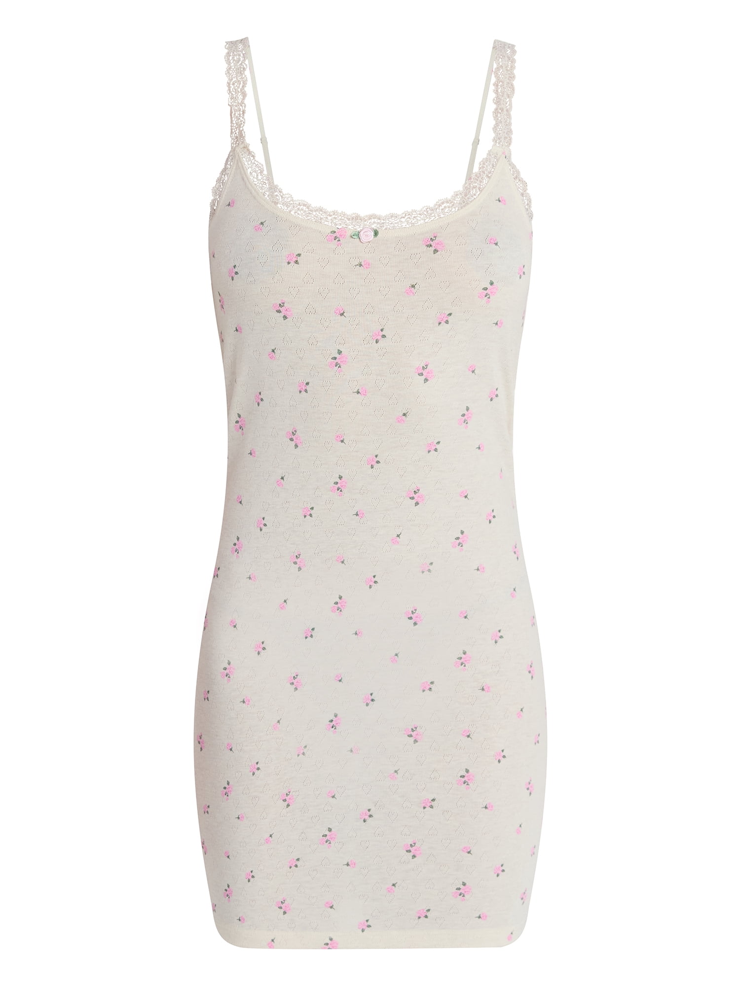 No Boundaries Sleep Pointelle Slip, Women's XXS-3X