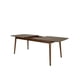 thumbnail image 4 of Juego de Comedor Extensible de Madera con 4 Sillas para 4 Personas, Mesa y Sillas para Comedor y Cocina, Midtown Concept Praga, Nogal y Gris Claro, 4 of 5