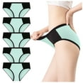 thumbnail image 2 of Kelon sous-Vêtements en Nylon pour Femmes, Culottes Unies Patchwork, 2 of 9