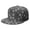Unisex Snapback, variant on Unisex Snapback Hat with Floral Dog Design - Flat Brim Baseball Cap for Dog Lovers