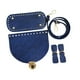 thumbnail image 5 of Conjunto de tejido para bolso de piel sintética, accesorios multifuncionales para bolso bandolera. Azul, 5 of 9