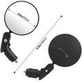 thumbnail image 5 of Bicycle Mirrors Convex Handlebar Mirror 360° Adjustable High Definition Bicycle Rearview Mirror for Mountain Road Bike Motorcycle Bicycle 2 Pieces, 5 of 5