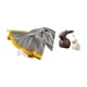 thumbnail image 5 of Manta De Punto A Rayas, Suave Y Cálida, Decoración Rústica Para El Hogar, Dormitorio, Sofá, Cama, Silla, Estatua De Cerámica, Conejito De Porcelana, Soporte De TV, Decoraciones De Pascua,, 5 of 8