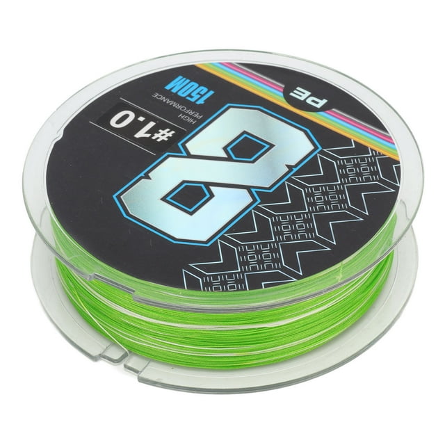 Fil de Pêche, Ligne de Pêche Résistant à la Décoloration PE Forte Tension 150M pour Extérieur 1.0,1.2,5.0