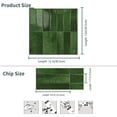 thumbnail image 6 of DEWOO 10 Sheet Peel and Stick Backsplash Tile,3D Self Adhesive Wall Tiles Stick on Backsplash for Kitchen,Bathroom,Camper (12"×12",Green), 6 of 14