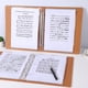 thumbnail image 4 of Carpeta de música Porta partituras Carpeta de música Tamaño A4 20 fundas 40 bolsillos Capacidad Funda de cuero PU Porta partituras para piano Guitarra Banda Coro ANGGREK Otros, 4 of 7