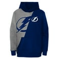 thumbnail image 2 of Preschool Gray/Blue Tampa Bay Lightning Unrivaled Pullover Hoodie, 2 of 3