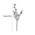 thumbnail image 2 of Wintersweet flor artificial-blanco 94cm tela de seda/plástico/varilla de alambre, 2 of 7