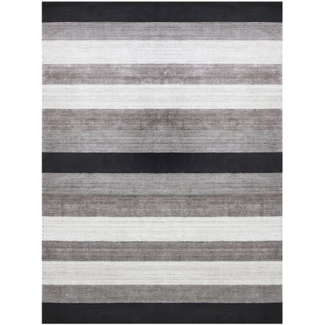 Amer BLN150203 2 x 3 ft. Blend Modern Design Hand-Woven Rug, Charcoal