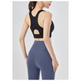 thumbnail image 4 of Sujetadores deportivos de malla sin costuras para mujer, ropa interior para Fitness, gimnasio, correr, sujetador a prueba de golpes, inalámbrico, Top corto de talla grande 6XL, sujetador de Yoga trans, 4 of 4