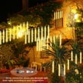 Meteor Shower Rain Lights, 540 LED Icicle Snow Falling Outdoor Lights