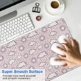 thumbnail image 4 of Long Mouse Pads for Desk,Pink Purple Sun Cloud Pattern Desk Mats on Top Of Desks, Desk Mouse Pad Extra Large with 3mm Non-Slip Base and Stitched Edge for Gaming,Office,Work,Home 31.5"x11.8", 4 of 6