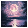 thumbnail image 5 of Moon Diamond art Painting,Moon Diamond Art Kits for Adults,5D DIY Landscape Diamond Dots Gem Art Painting Kit, Paint with Diamonds Moonscape for Home and Office Wall Decor 12x16inch, 5 of 10